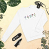 Embroidered Organic Floral Crewneck Sweatshirt