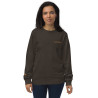 Embroidered Organic Roman Crewneck Sweatshirt