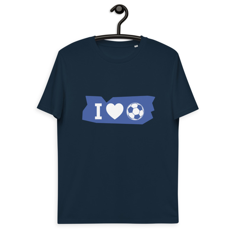 I Love Football Organic Tshirt