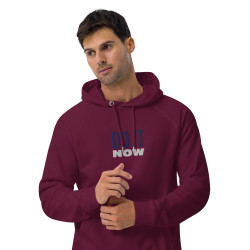 Embroidered Organic Do it now Hoodie