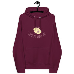 Cute as apple pie Organic Hoodie