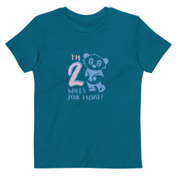 I’m 2 Organic cotton Kids T-Shirt