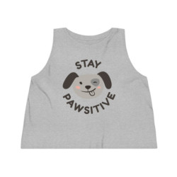 Stay Positive Cropped Tank Top