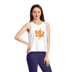 80's babe Cropped Tank Top